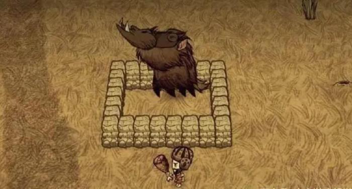 饥荒当中的座狼该怎么去打4