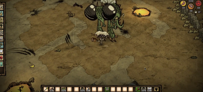 饥荒的蜻蜓龙怎么打1