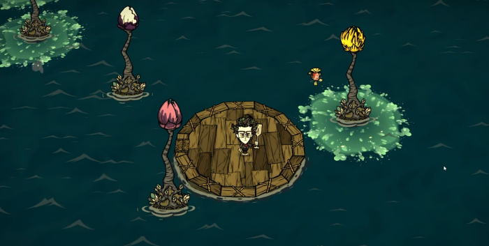 饥荒联机版如何在海洋获取物资1