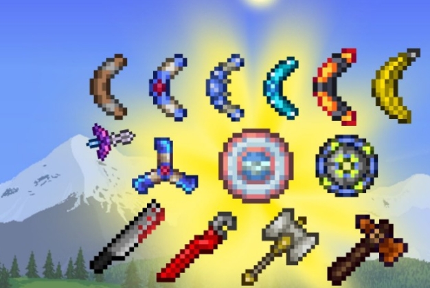 泰拉瑞亚回旋镖种类有哪些_泰拉瑞亚回旋标