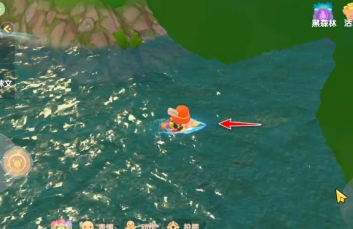 摩尔庄园里的冲浪板怎么用2