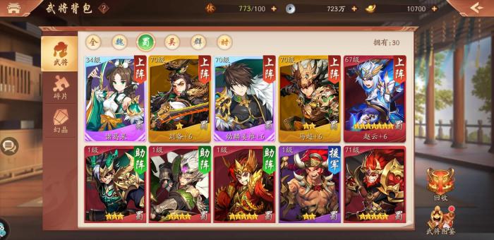 少年三国志2有什么推荐的阵容2