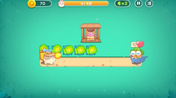 保卫萝卜2第34关怎么打2