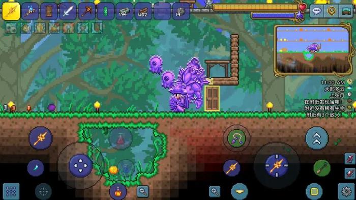 泰拉瑞亚上下开的门怎么做2