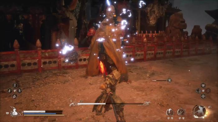 黑神话悟空棍花怎么打黄眉2