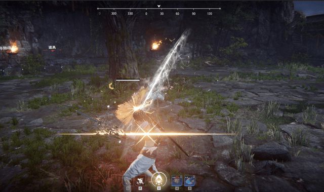 永劫无间长枪中闪怎么用1