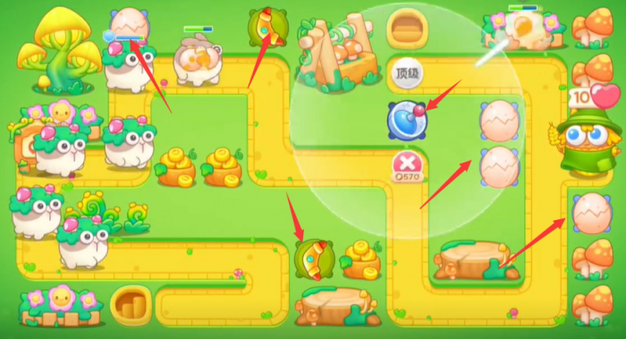 保卫萝卜4第二章第2关怎么过1