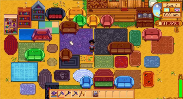 星露谷物语房间怎么布置3