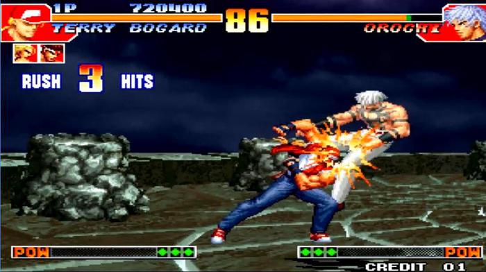 拳皇97特瑞怎么目押轻拳1