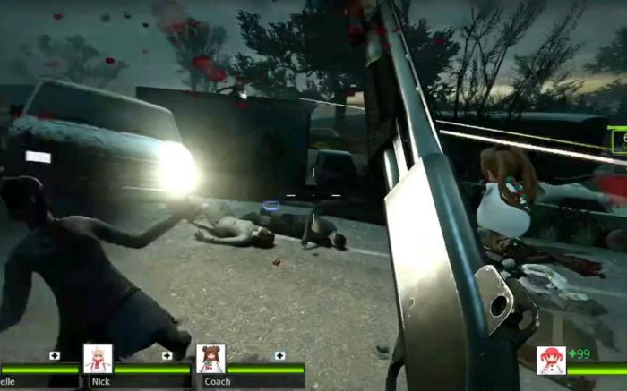 求生之路2怎么把人机招来身边2