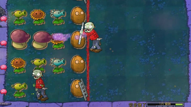 植物大战僵尸怎么架扶梯_植物大战梯子僵尸