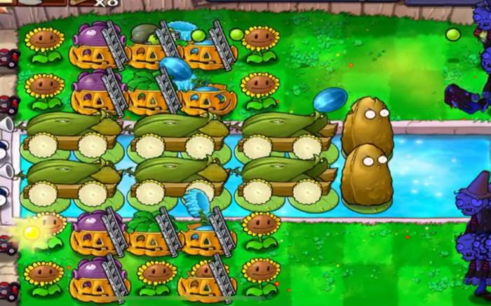 植物大战僵尸怎么架扶梯2