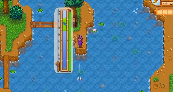 星露谷物语怎么把浮标放到鱼竿上3