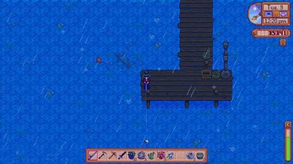 星露谷物语四季去哪里钓鱼1