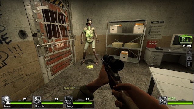 求生之路2如何看全部物品2