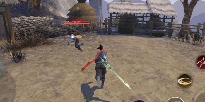 流星蝴蝶剑坠地攻击怎么打1