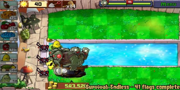 植物大战僵尸无尽开局怎么打的1