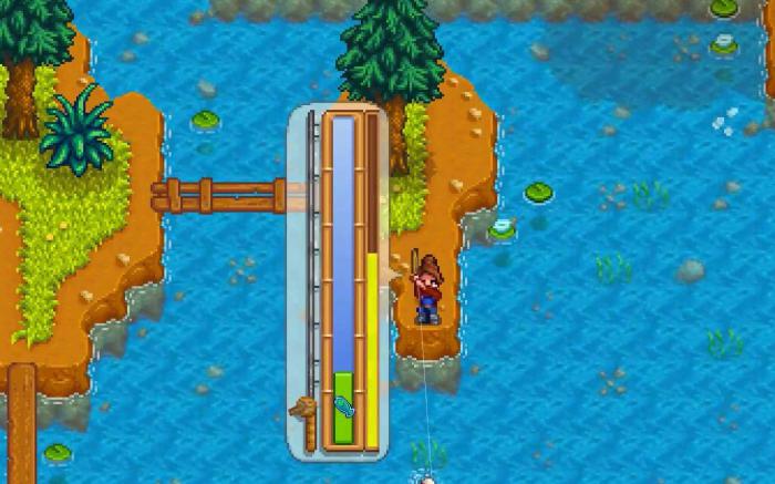 星露谷物语中钓鱼钓不上来怎么办1