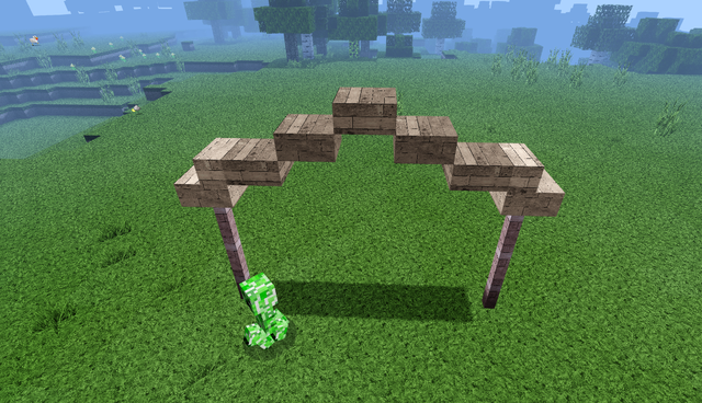 我的世界怎么让阶梯能坐1