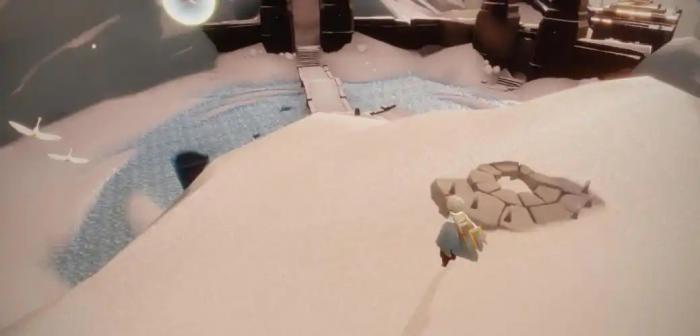 光遇怎么从霞谷飞去墓土1