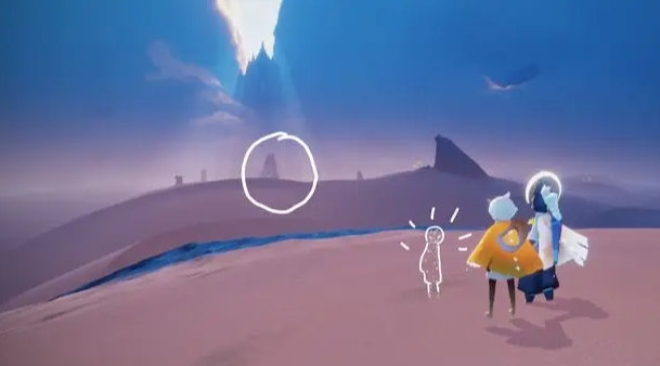 光遇雪隐峰的小金人在哪里1