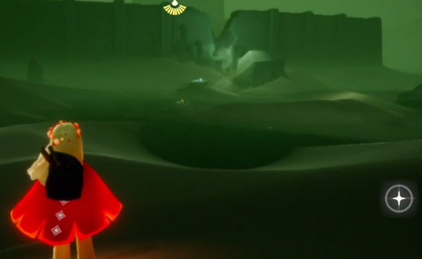 光遇怎么快速跑完边陲荒漠1