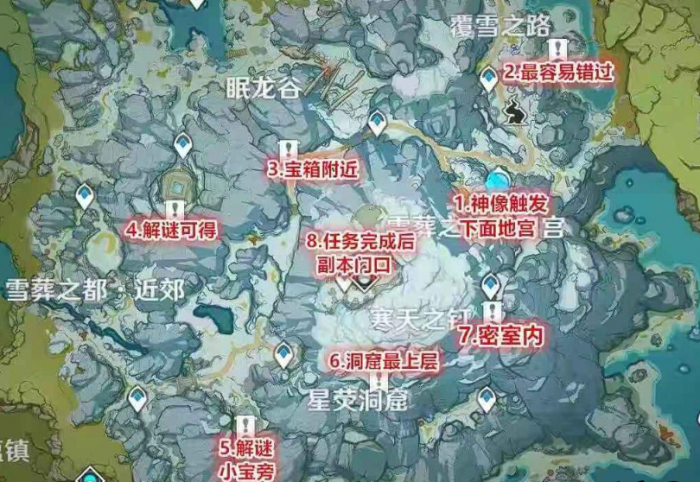 原神雪山8块石碑怎么找3