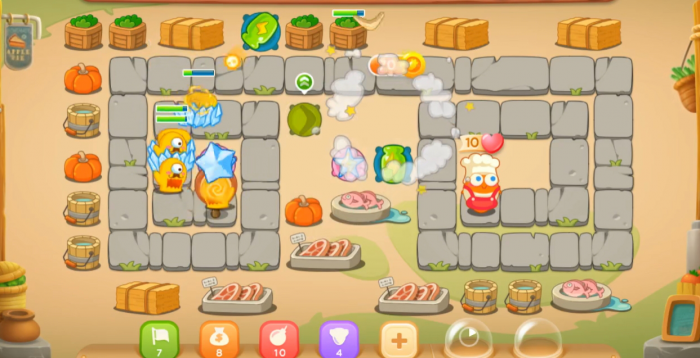 保卫萝卜3第六十关怎么过1