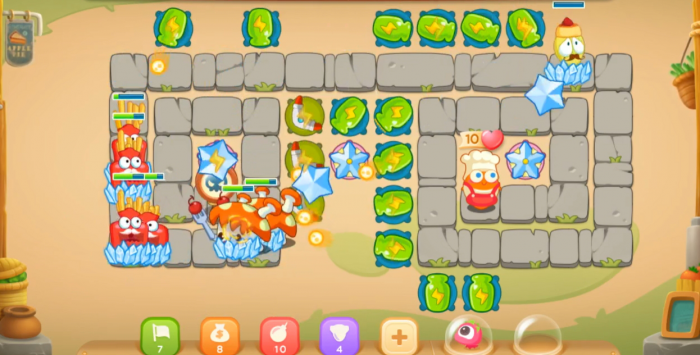 保卫萝卜3第六十关怎么过3