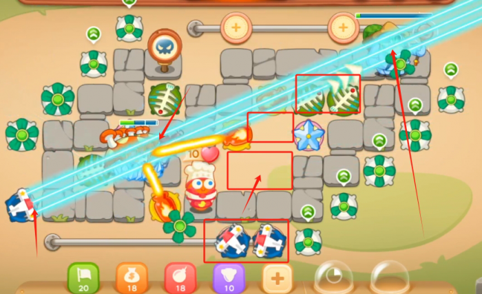 保卫萝卜3集市最后一关怎么过2