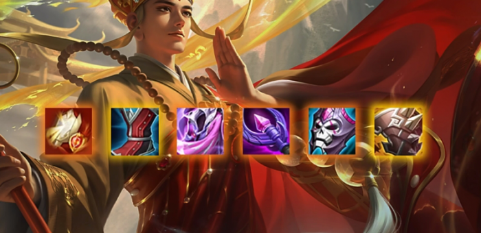 王者荣耀新版金蝉怎么打辅助_金蝉出装