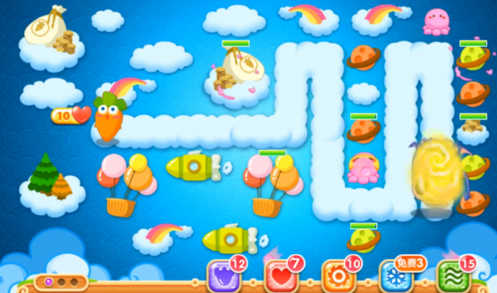 保卫萝卜2第65关怎么无伤通关_保卫萝卜2第65关完美通关