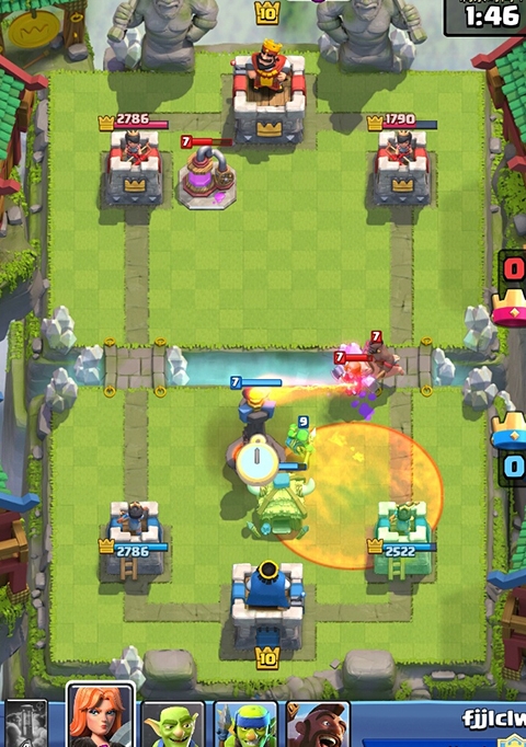 皇室战争怎么快速攻塔1