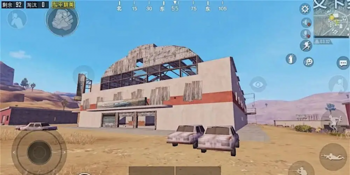 绝地求生沙漠大厂怎么上房顶1