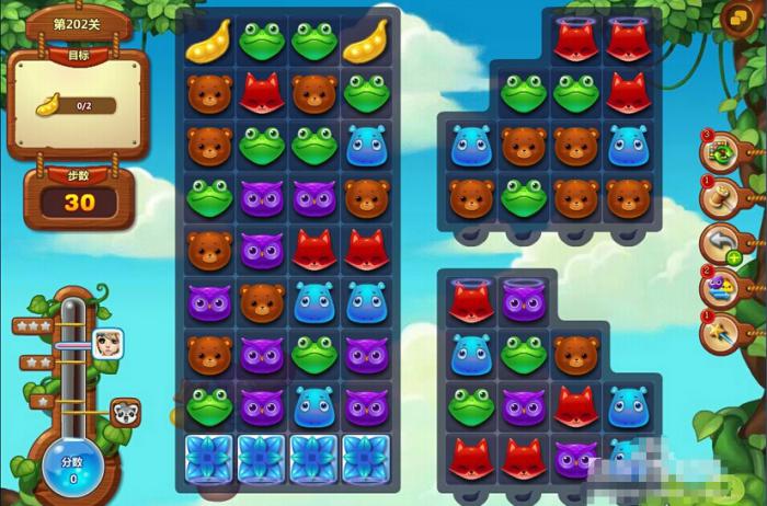 开心消消乐202关怎么过1