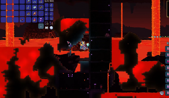 泰拉瑞亚地狱蝴蝶怎么抓1