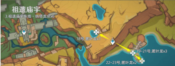 《原神》纳塔龙众讨伐路线图4