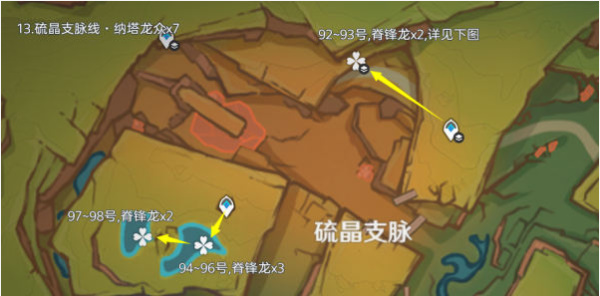 《原神》纳塔龙众讨伐路线图15
