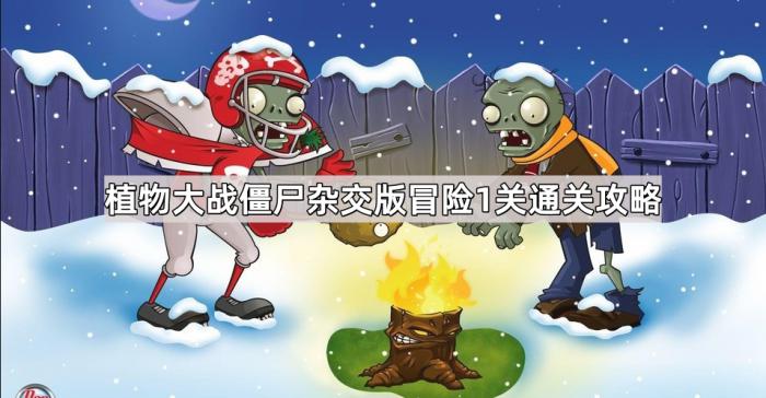 植物大战僵尸杂交版冒险1关通关攻略1