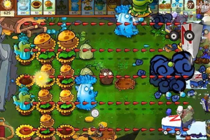 《植物大战僵尸杂交版》挑战模式第69关通关攻略3