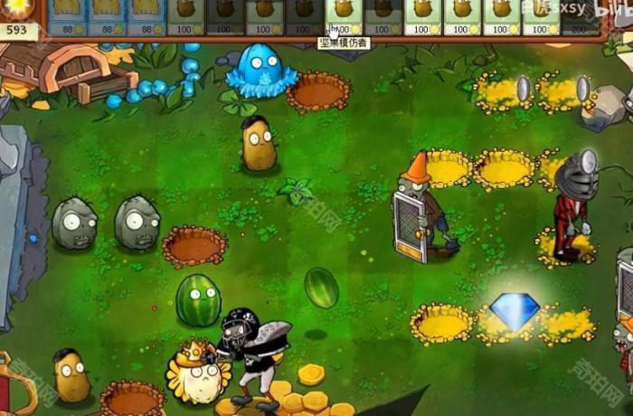 《植物大战僵尸杂交版》挑战模式第72关通关攻略4