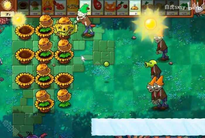 《植物大战僵尸杂交版》挑战模式第36关通关攻略3