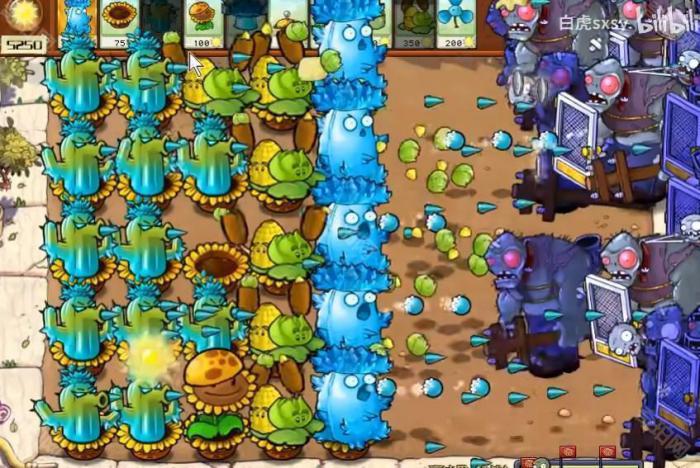 《植物大战僵尸杂交版》挑战模式第13关通关攻略6