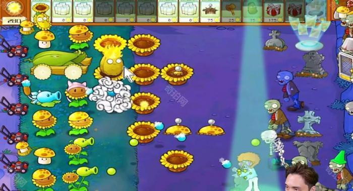 《植物大战僵尸杂交版》冒险模式第61关通关攻略3