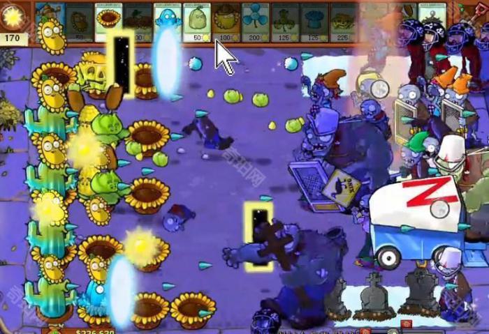 《植物大战僵尸杂交版》挑战模式第52关通关攻略5