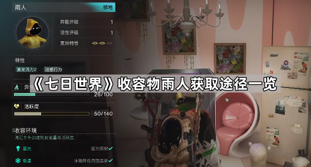 七日世界收容物雨人获取途径一览_七日世界收容物融合表