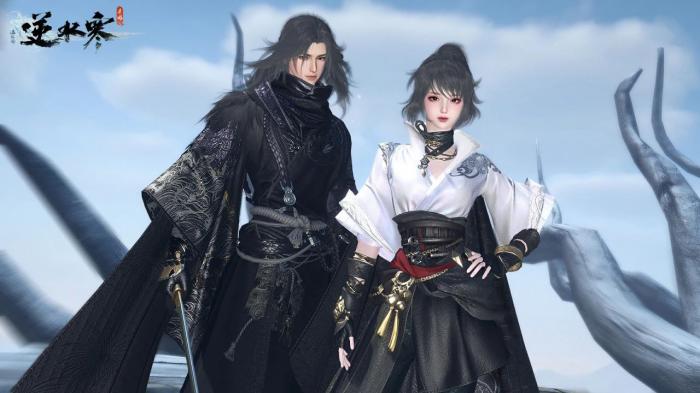 《逆水寒手游》全新侠客行主题时装寒鸦肃岭/雪月凌风购买攻略2