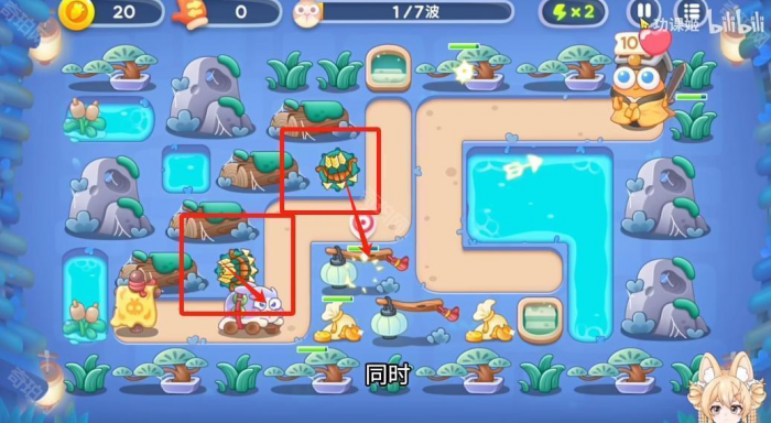 《保卫萝卜4》万圣奇妙夜第1关通关攻略2