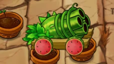 植物大战僵尸融合版新植物西瓜大炮介绍_植物大战僵尸西瓜加农炮