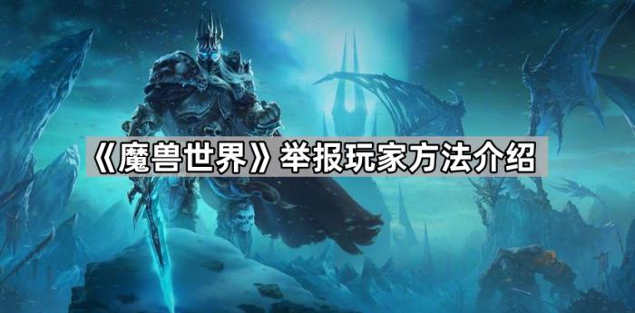魔兽世界举报玩家方法介绍_魔兽世界举报机制